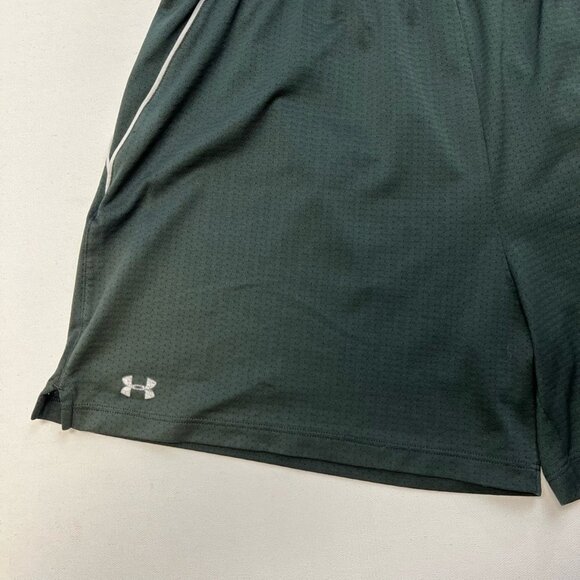 Under Armour Womens Athletic Shorts Black Elastic Waist Pull On Mid Rise L - Picture 7 of 11